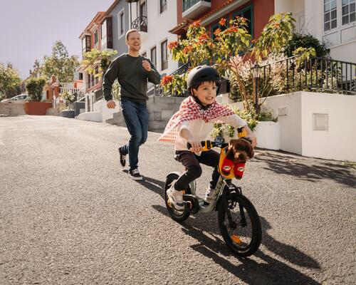 Enseña a tus hijos a montar en bici