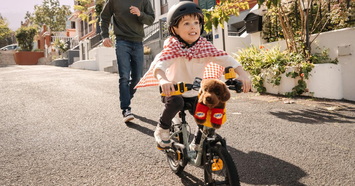Little Biker Gilet D'Apprentissage Enfant Avec Poignée - Aide Vélo Roller Ski Patinage Réglable
