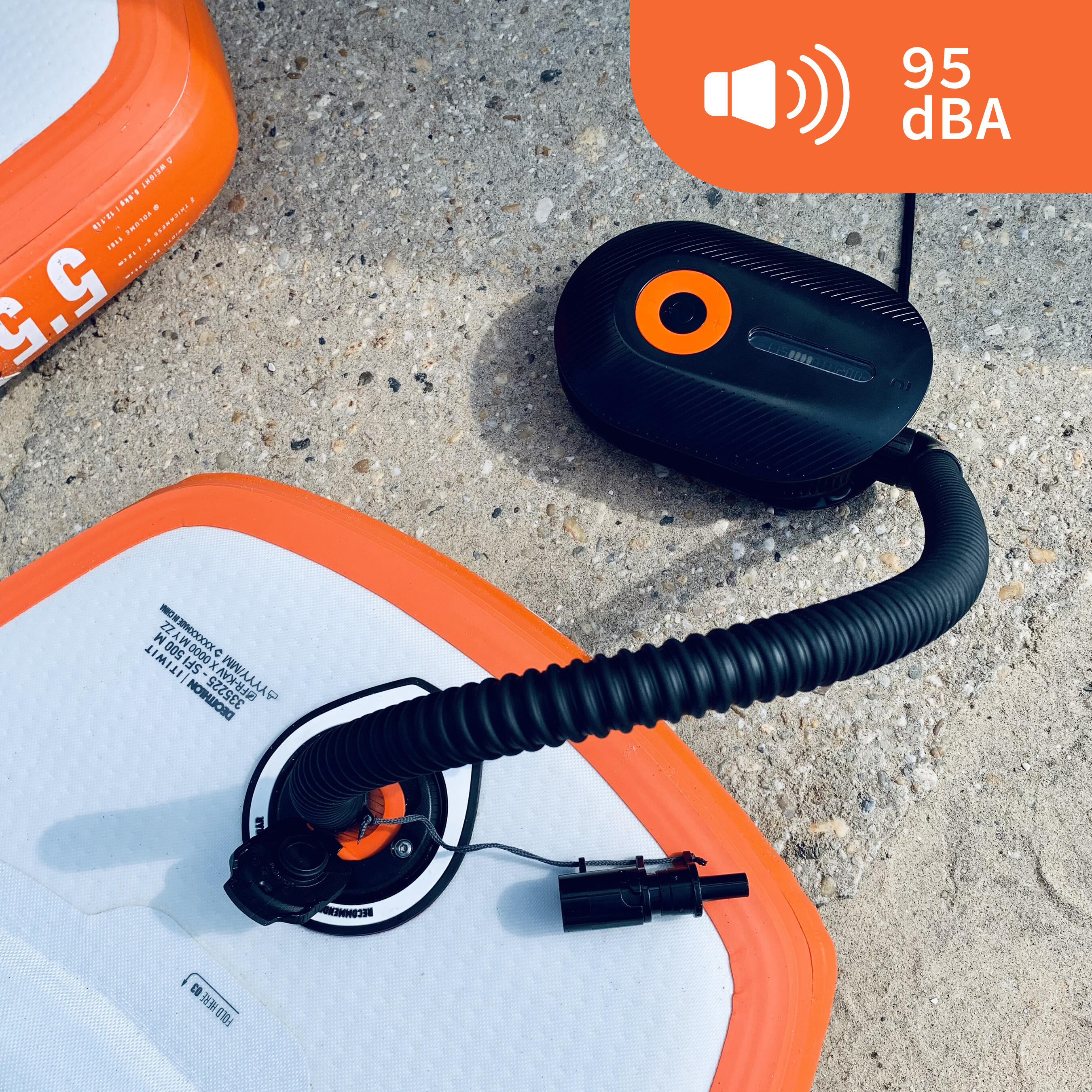 Electric Pump for SUP & Kayaks black Itiwit Decathlon