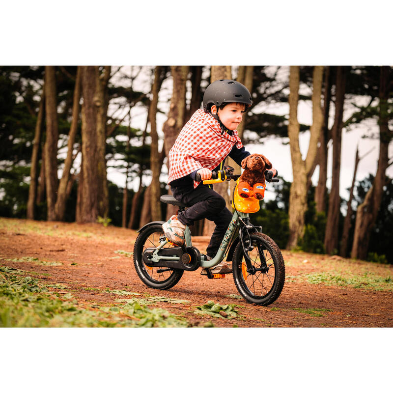 Bicicleta + Bici Sin Pedales 2 en 1 Discover 900 Niños 3-5 Años Verde 14"