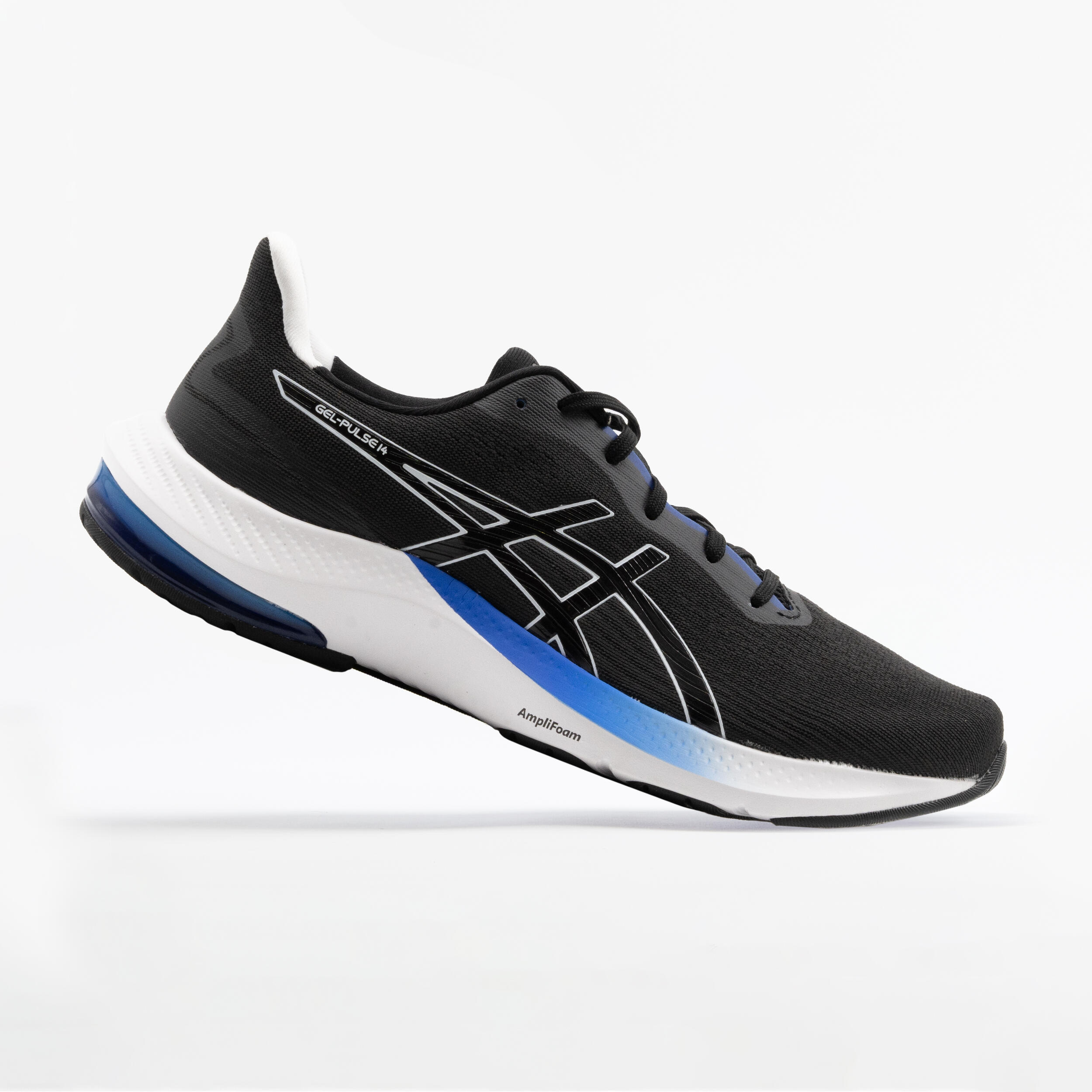 Men's GEL PULSE 14 Running Shoes - black blue 1/7