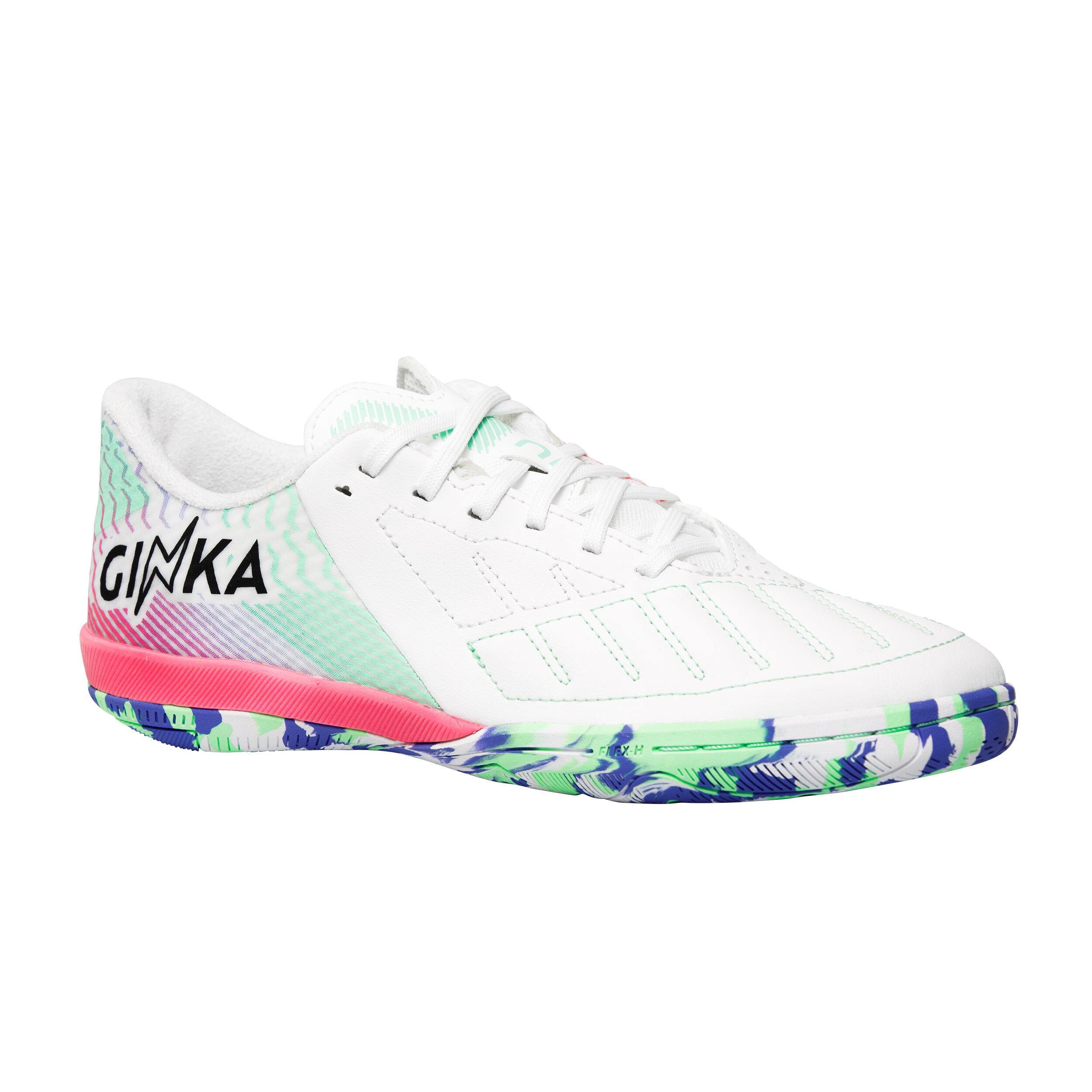 ultra white / fluo deep magenta / fluo chlorophyll green