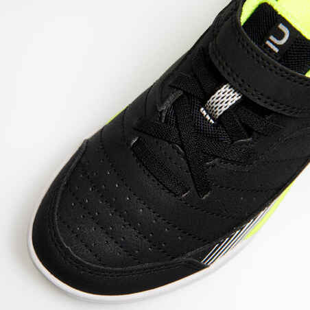 Kids' Futsal Shoes Eskudo 500 KD - Black/Yellow