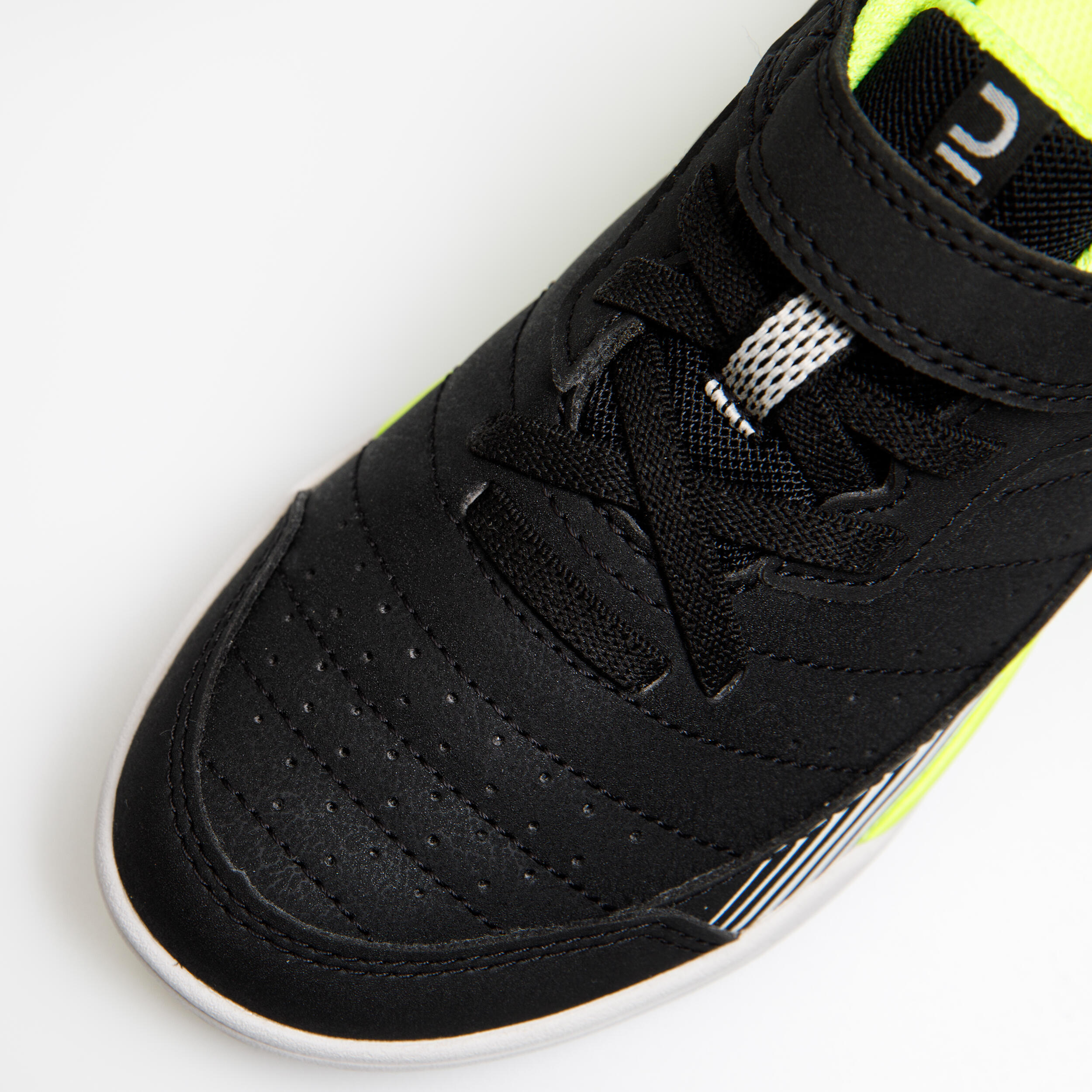 Kids' Futsal Shoes Eskudo 500 KD - Black/Yellow 16/17