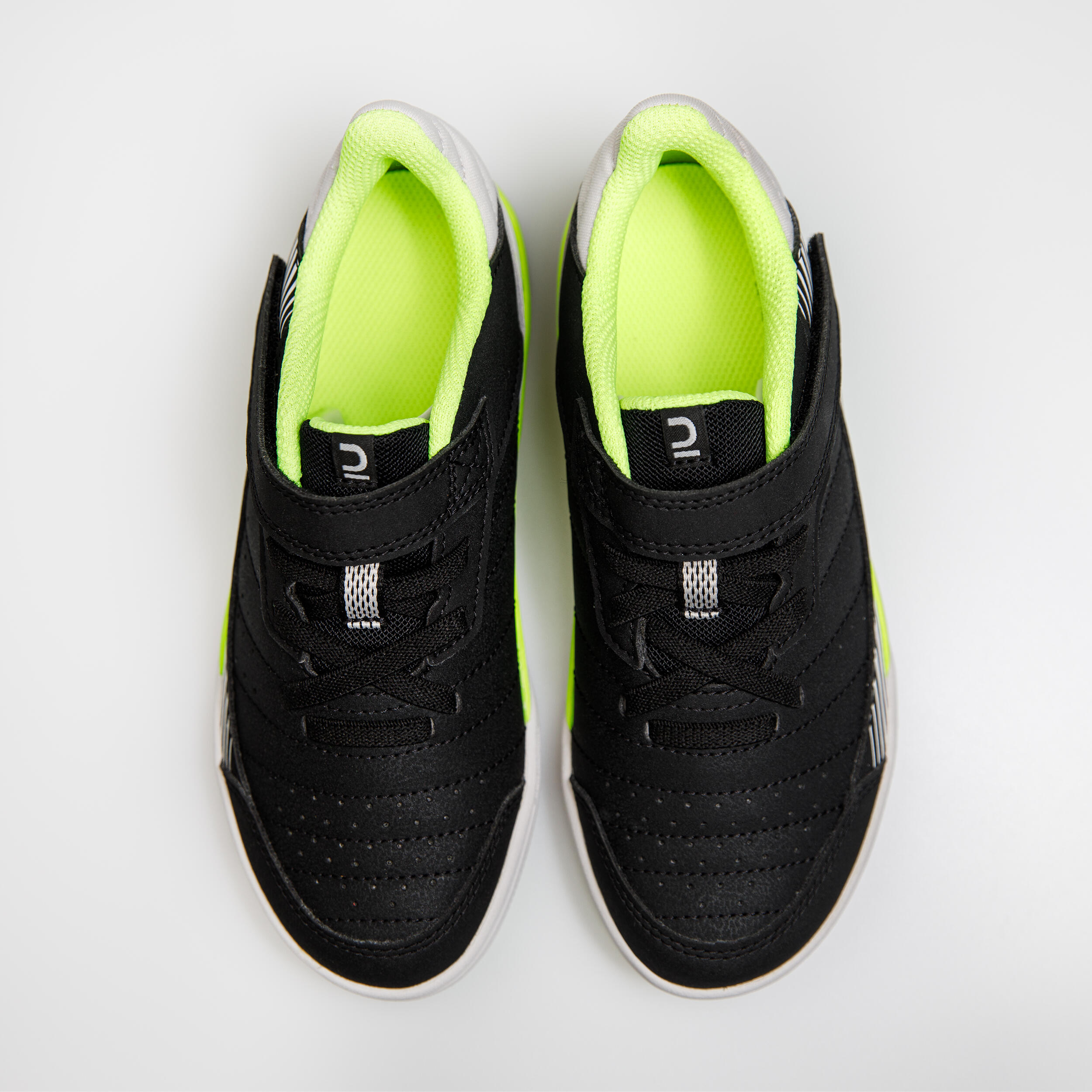 Kids' Futsal Shoes Eskudo 500 KD - Black/Yellow 13/17