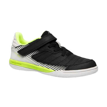 Kids' Futsal Shoes Eskudo 500 KD - Black/Yellow
