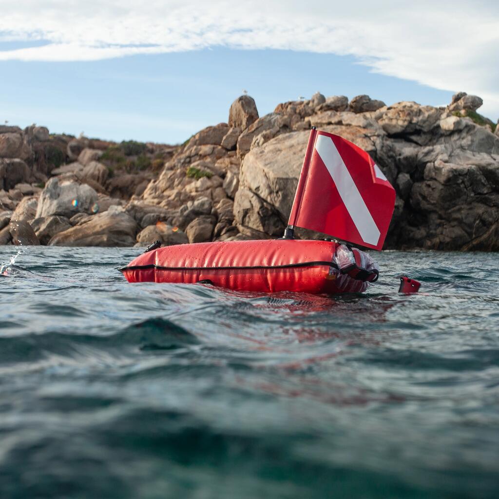 Σημαδούρα Σωλήνας Επιφανειακής Σήμανσης - Στεγνός Σάκος SPF 500 για ψαροντούφεκο