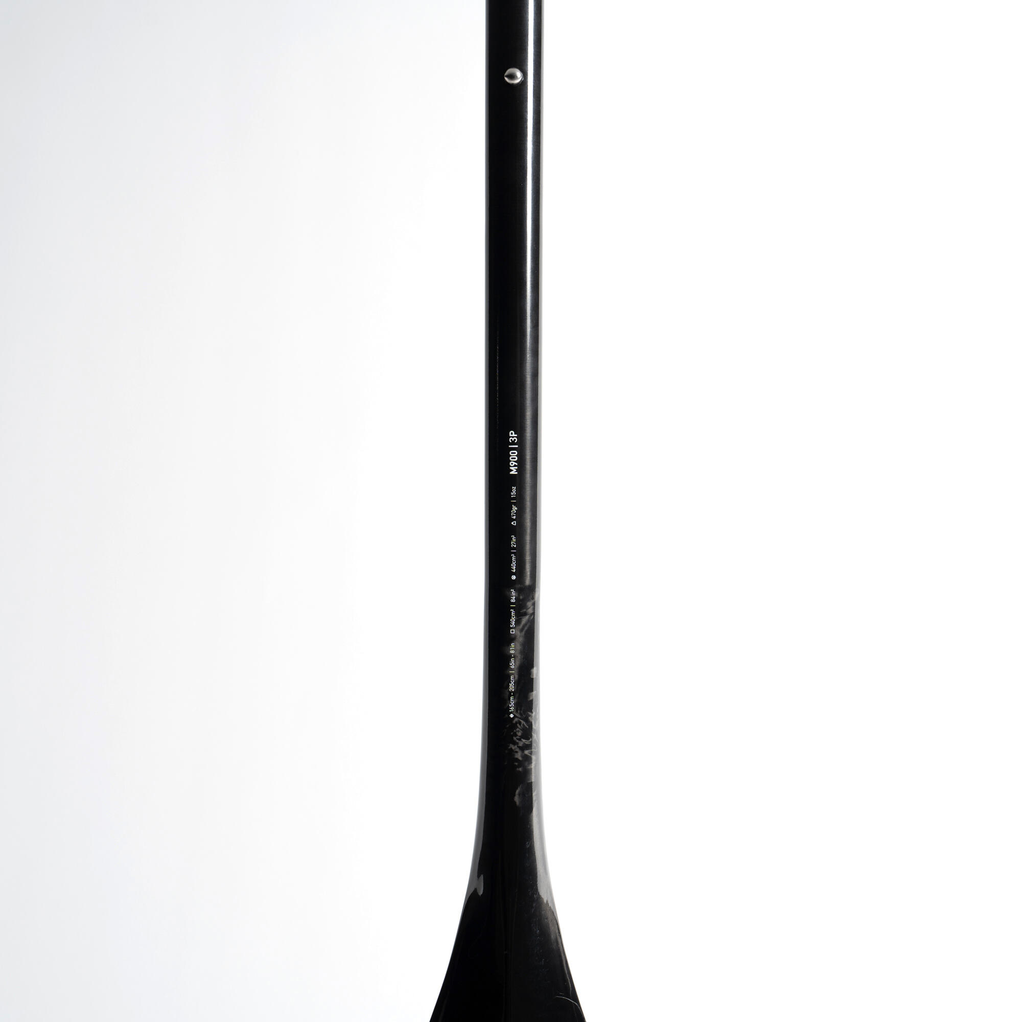 This adjustable carbon stand-up paddle has 3 parts (165-205 cm) - 900 16/19