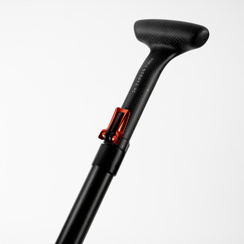 Pagaie SUP 900 pro carbon, demontabilă în 2 părți (165-205 cm)