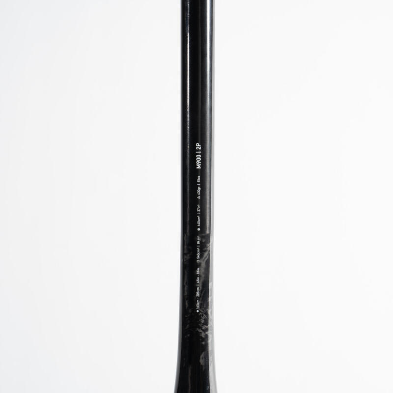 Pagaie de stand up paddle 900 carbone réglable en 2 parties (165-205 cm)