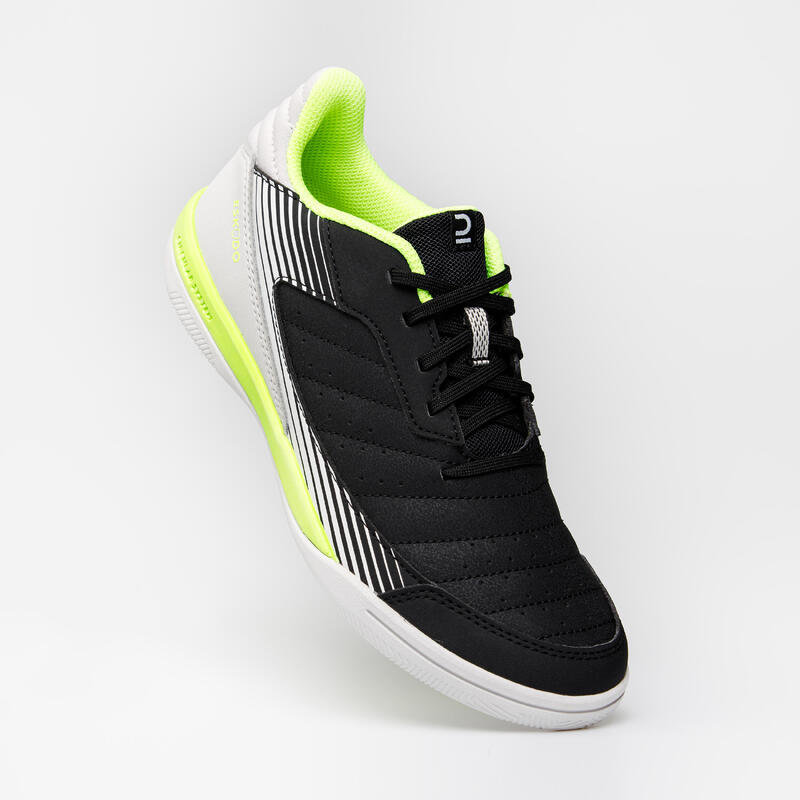 Chaussures de Futsal ESKUDO 500 JR Noir Gris