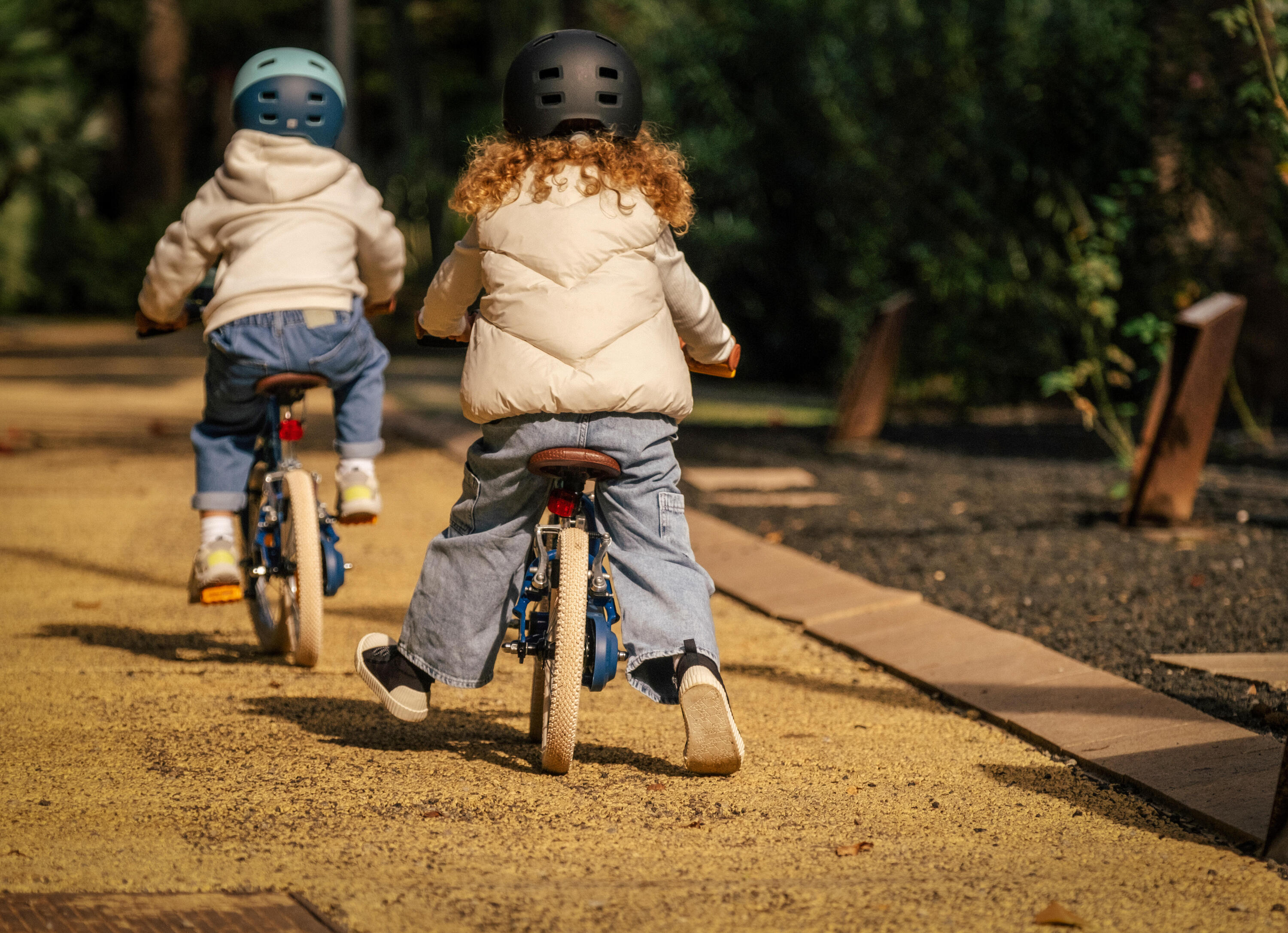 2-in-1 kinderfiets/loopfiets DISCOVER 900 3-5 jaar 14 inch blauw 23/34