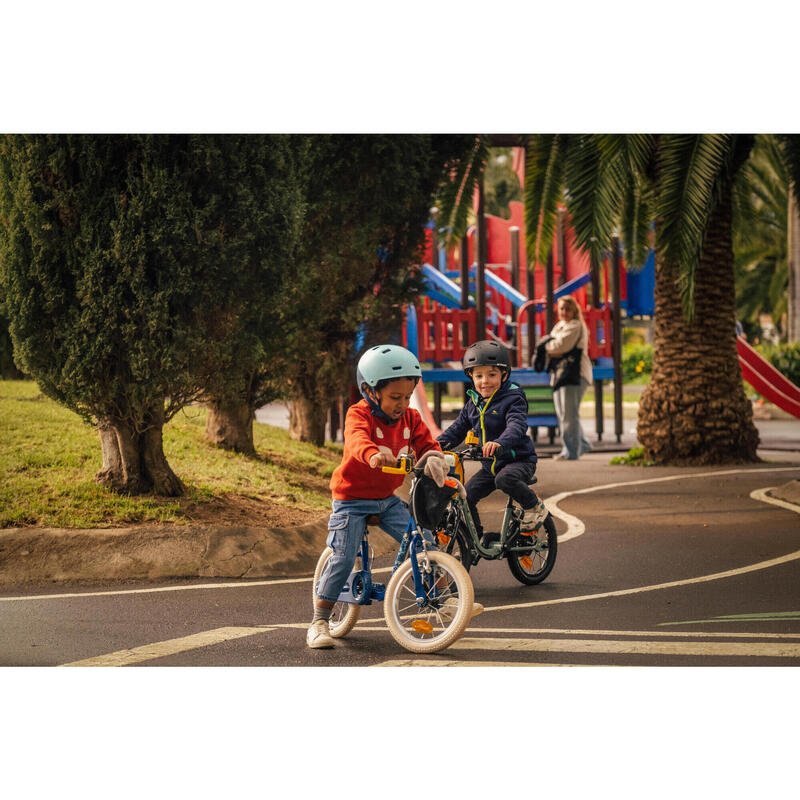 Bici bambino 2 in 1 3-5 anni DISCOVER 900 azzurra 14"