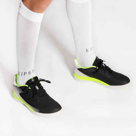 Futsal Shoes Eskudo 500 JR - Black/Grey