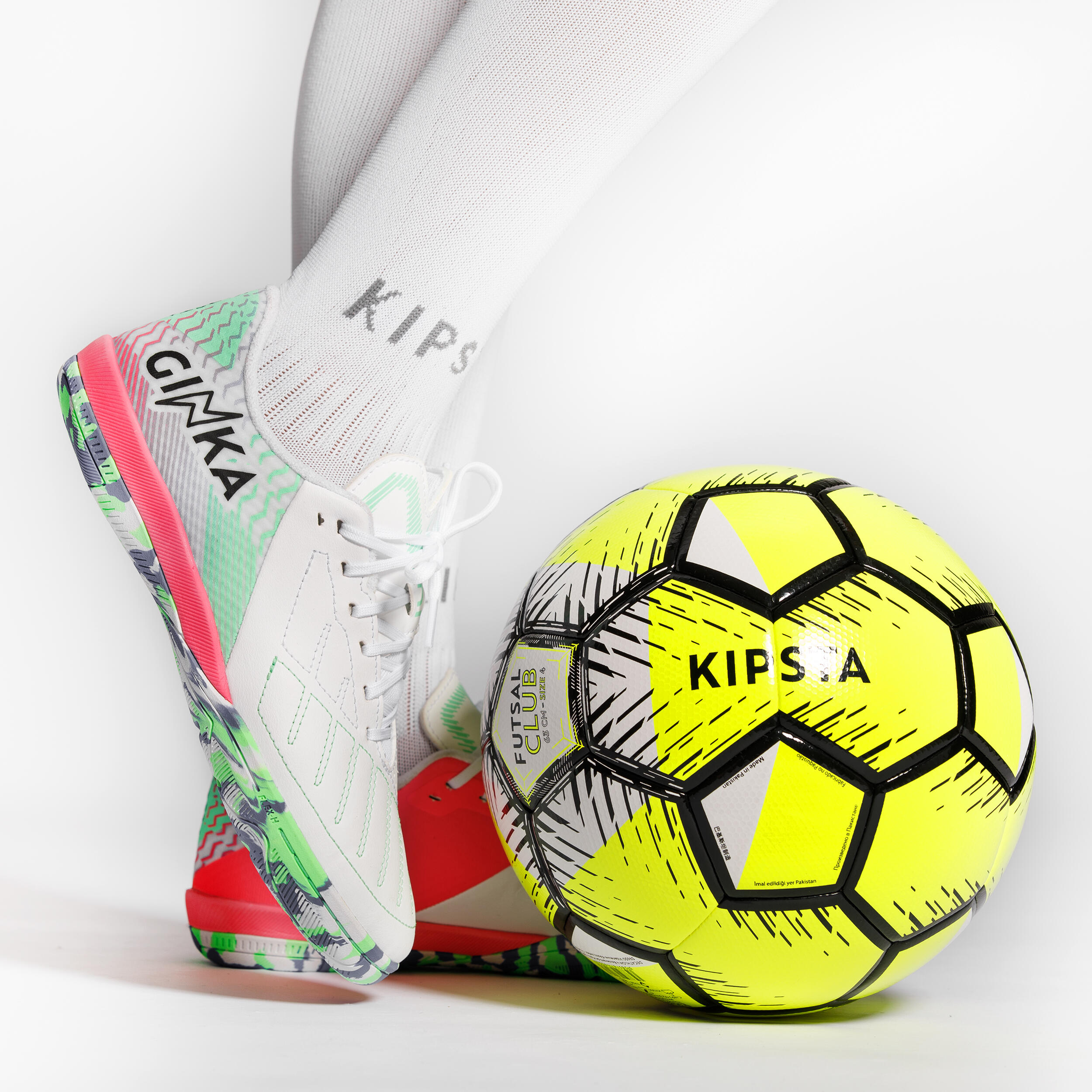 Kids' Futsal Shoes Ginka Pro Powerplay 7/13