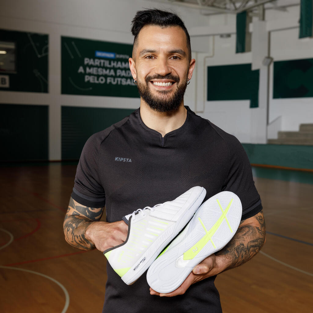 Chaussures Ginka Pro Blanc Jaune