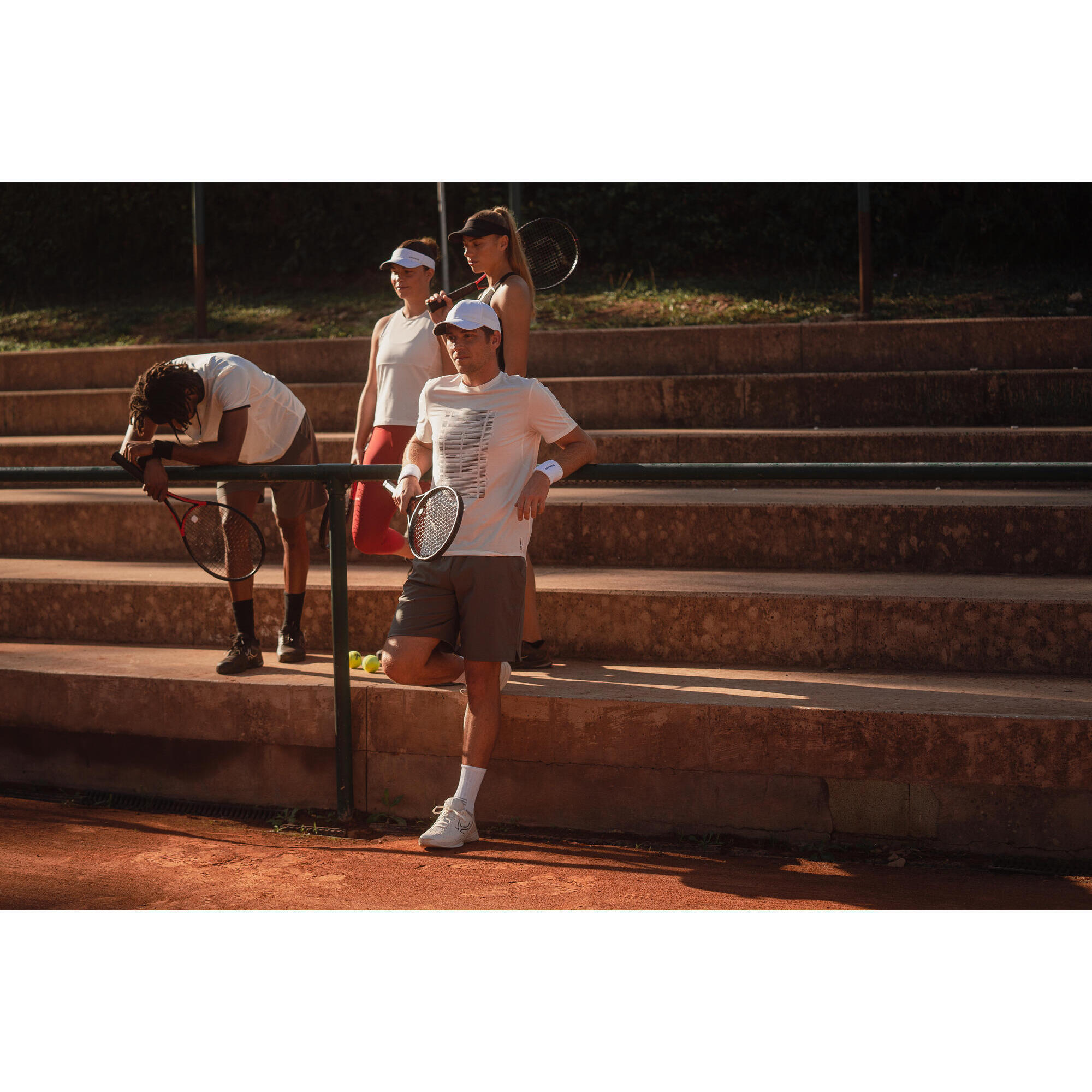 Men's Tennis Shorts Essential+ - Khaki 9/10