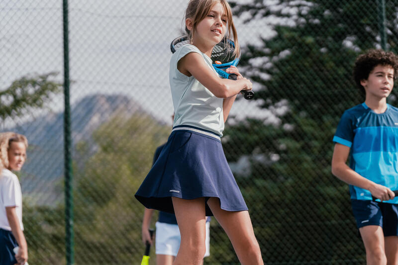 Spódniczka tenisowa dla dziewczynek Artengo Dry