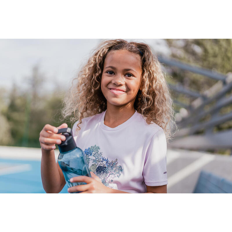 T-shirt tennis bambina ESSENTIAL viola chiaro