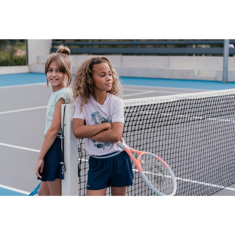 Camiseta de tenis niña - Essentiel - Malva