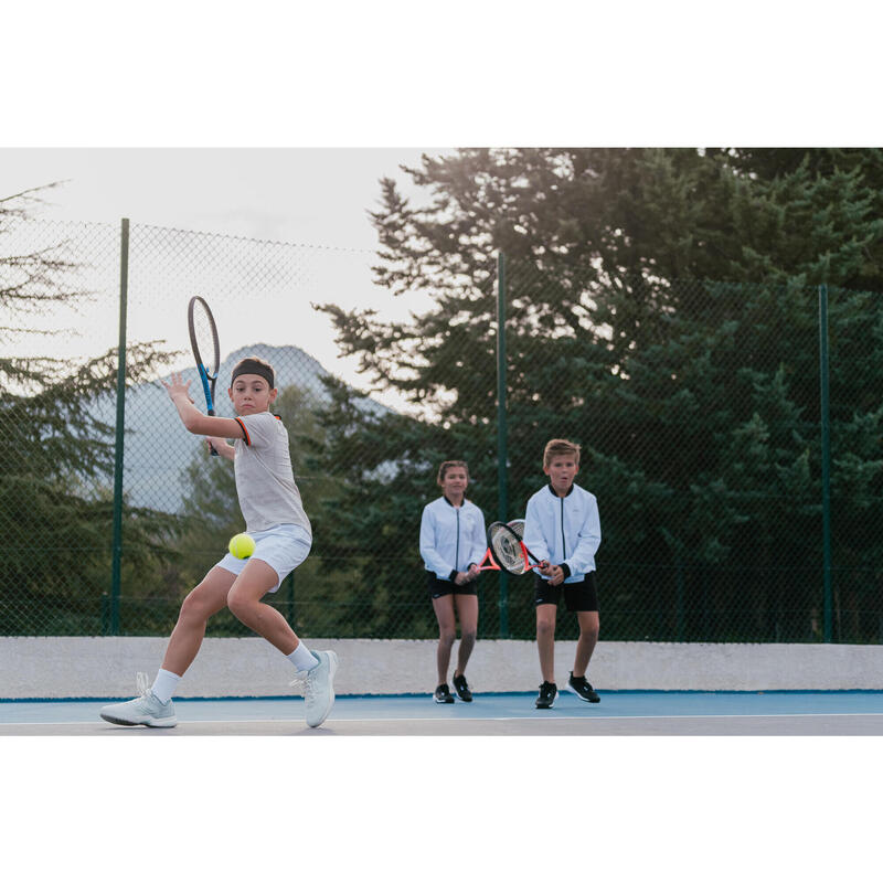 Camiseta de tenis chico -  Dry - Blanco roto