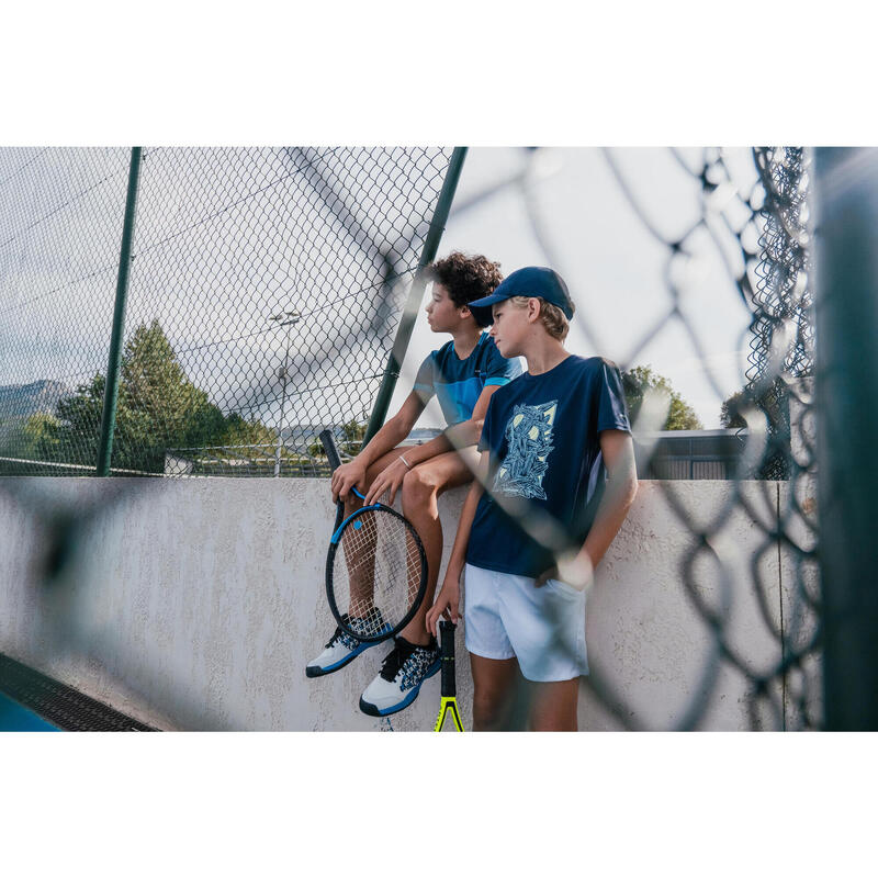 Tricou Tenis Essentiel Bleumarin Băieți