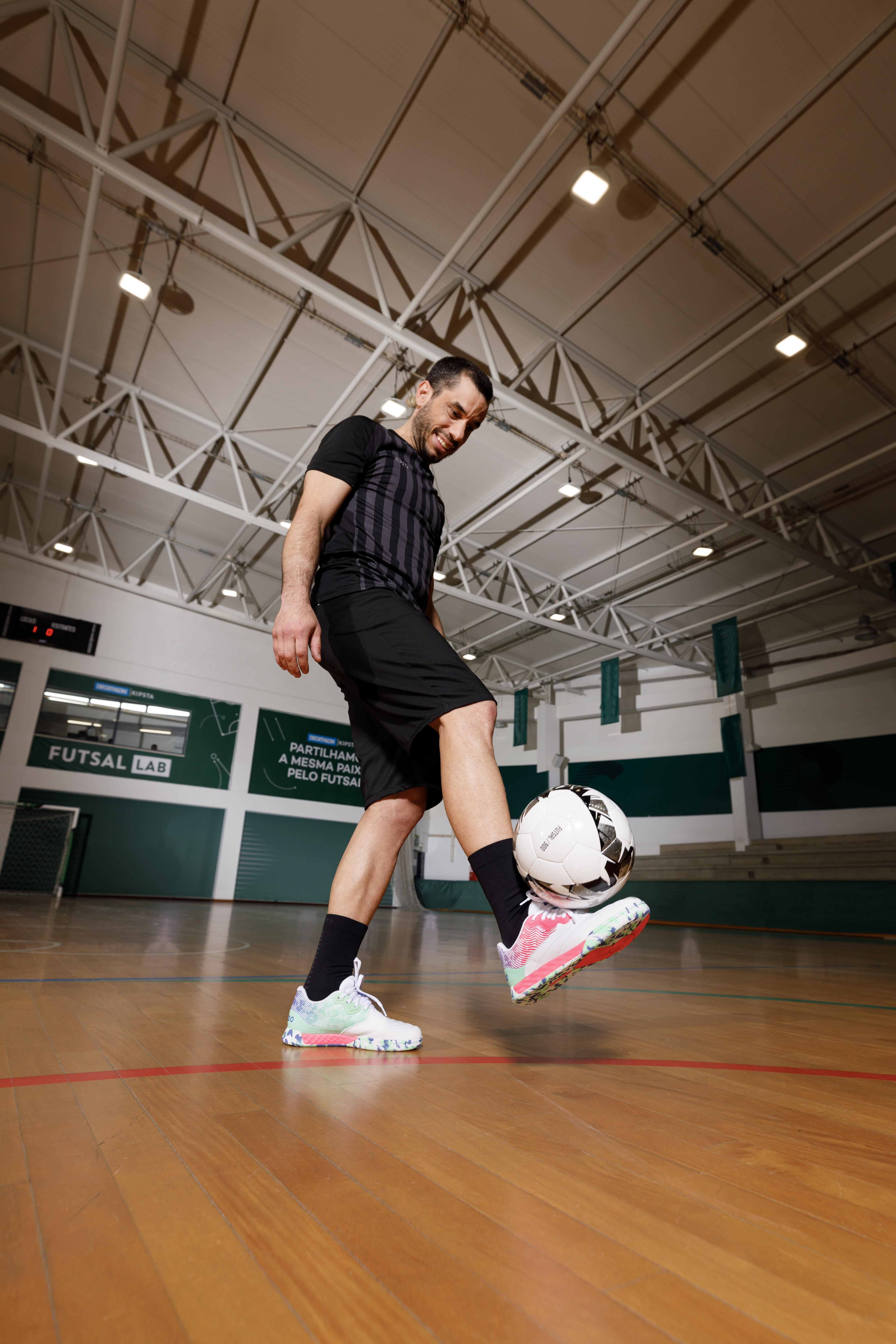 KIPSTA ESKUDO PRO 27cm相当 Eskudo Pro Futsal Leather MFoam - White KIPSTA | Decathlon