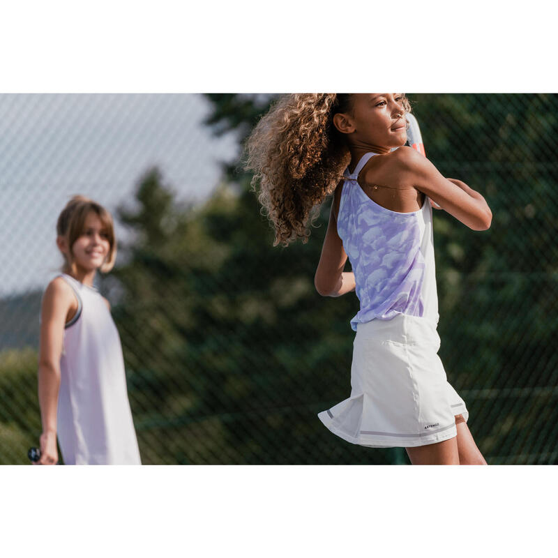 Dívčí tenisové tílko Dry bílé