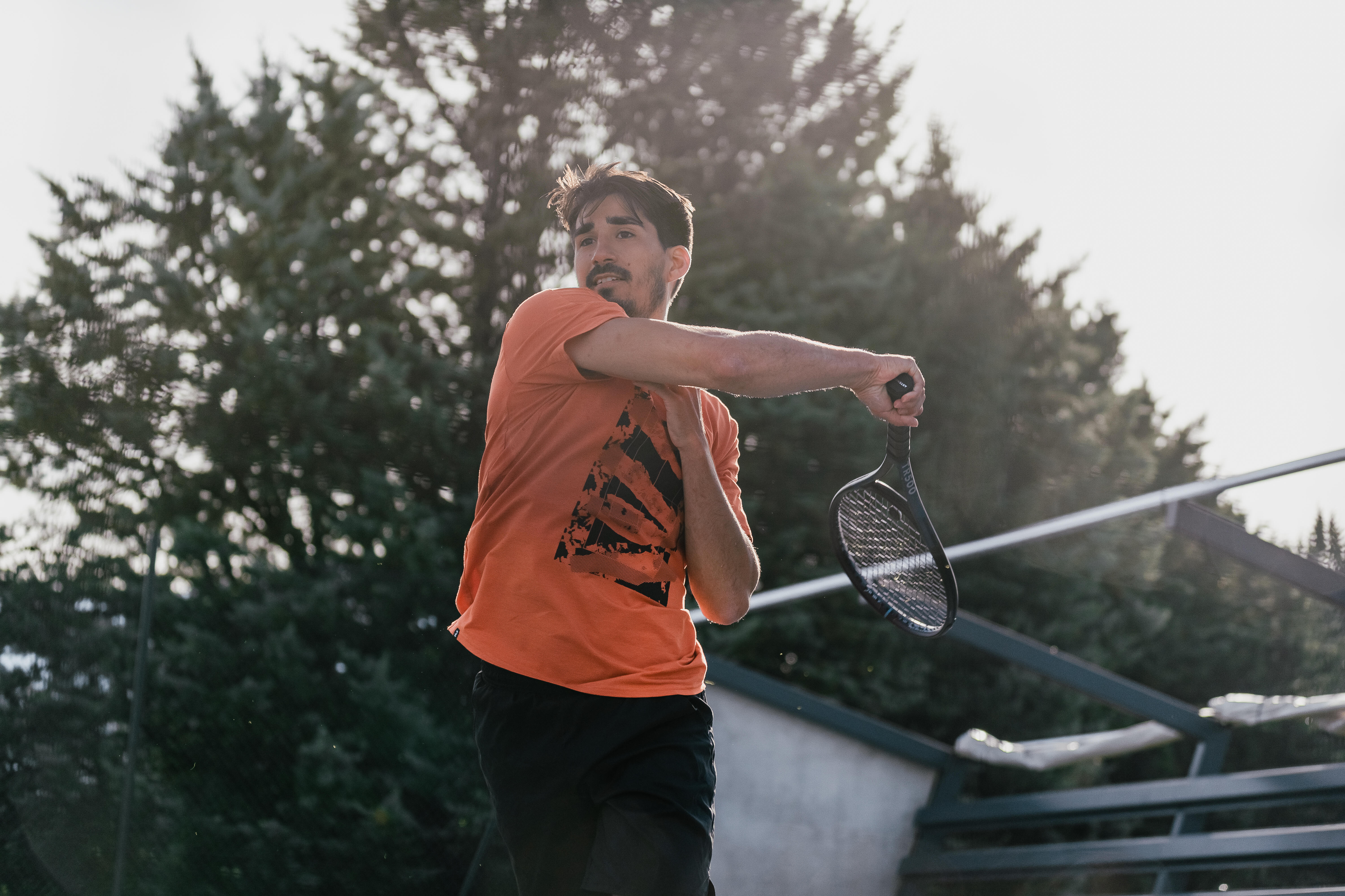 Short de tennis homme - Essential+ noir - ARTENGO