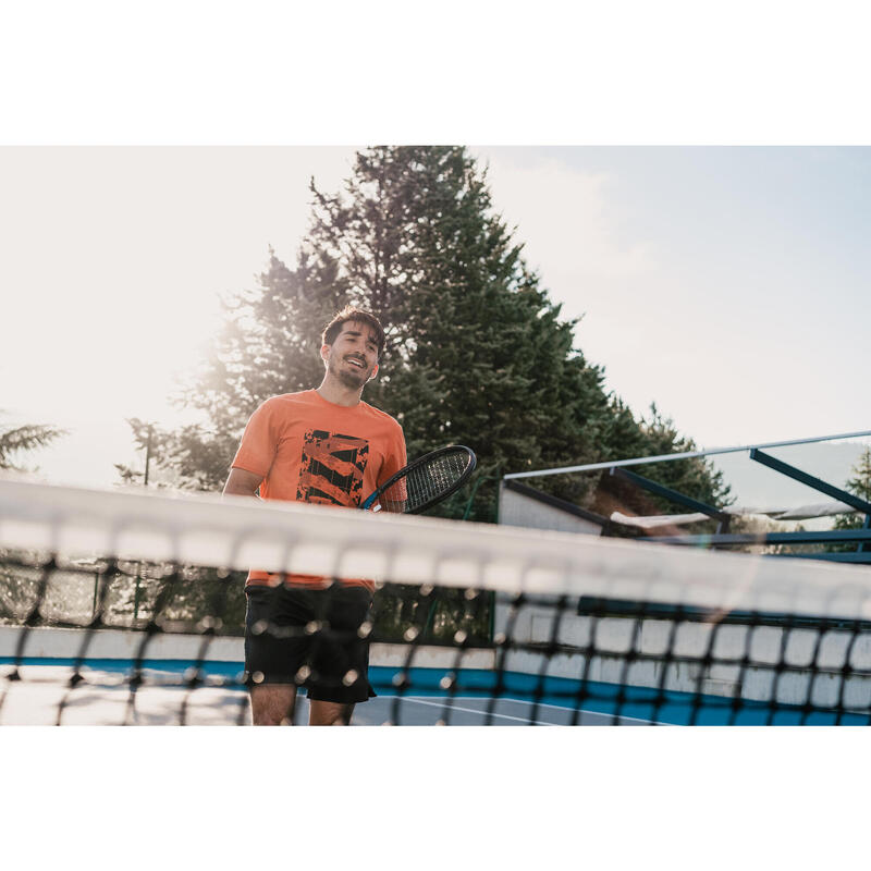T-shirt tennis uomo SOFT terracotta