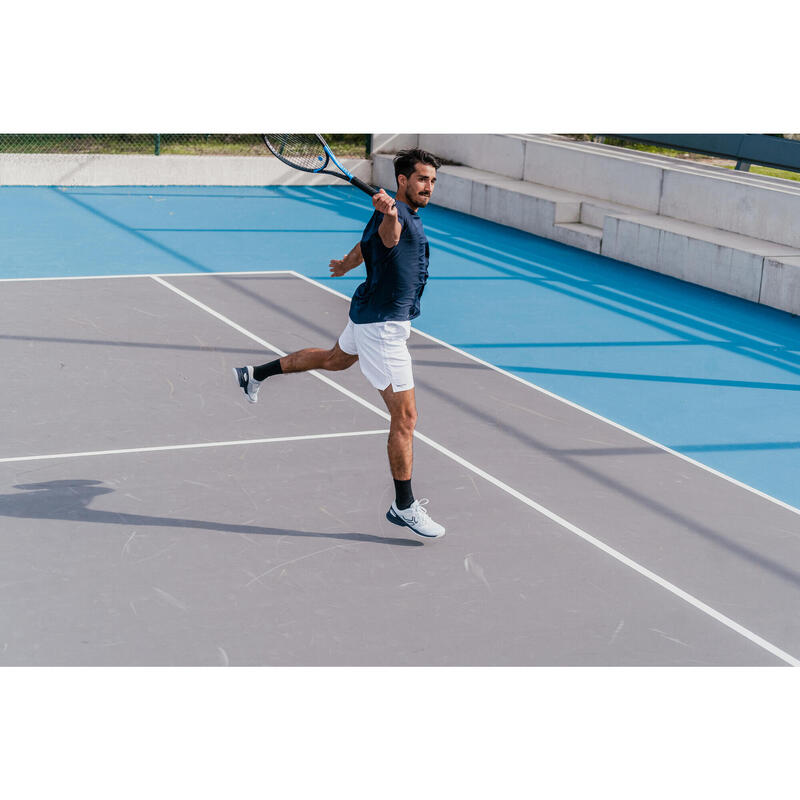 T-shirt tennis manches courtes homme - Artengo DRY marine Gaël Monfils