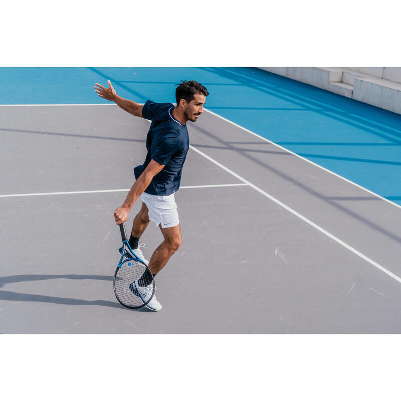 Erkek Tenis Şortu - Beyaz - Essential+