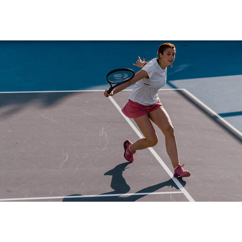 Kadın Tenis Eteği - Pembe - Essentiel 100