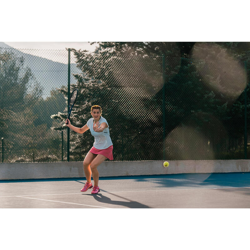 Kadın Tenis Eteği - Pembe - Essentiel 100