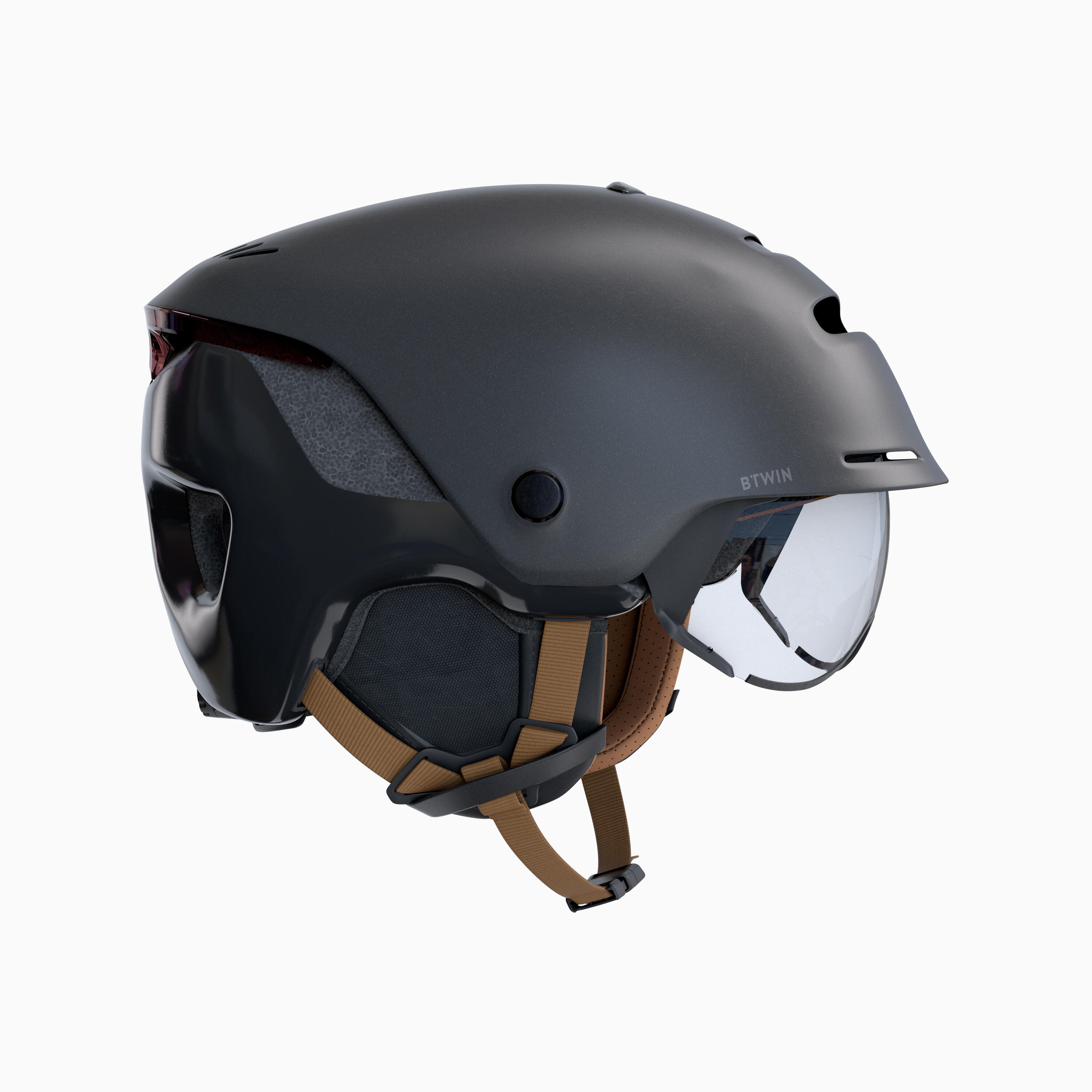 Casco Ciclismo Urbano 900 Negro Visera Iluminación Trasera 5/14