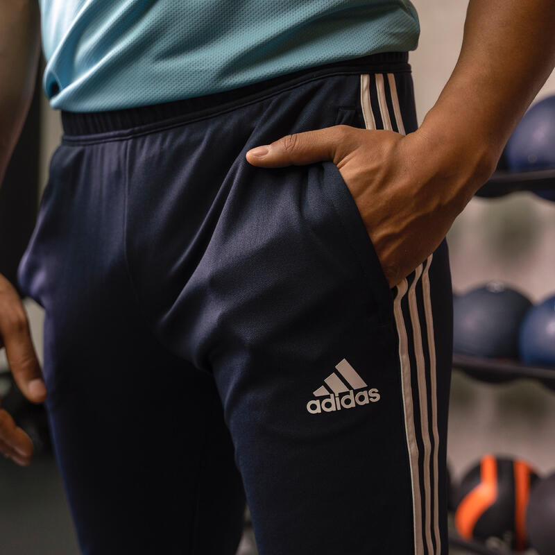 Pantaloni uomo fitness ADIDAS SERENO traspirante blu