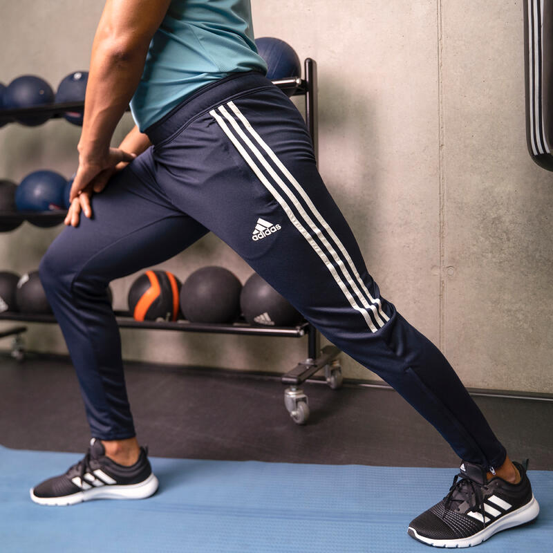 Pánské fitness tepláky Adidas modré