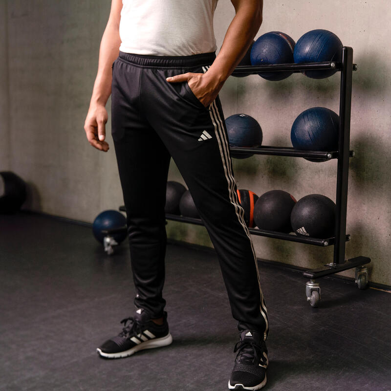 Pantalon de trening Fitness cardio ADIDAS Negru Bărbați 