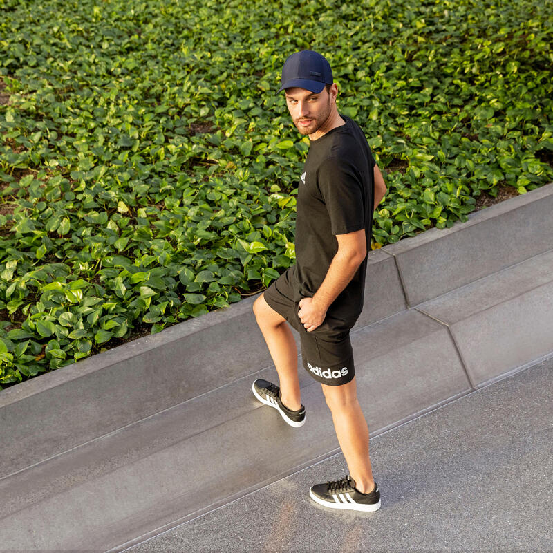 T-SHIRT DE FITNESS HOMEM ADIDAS PRETO