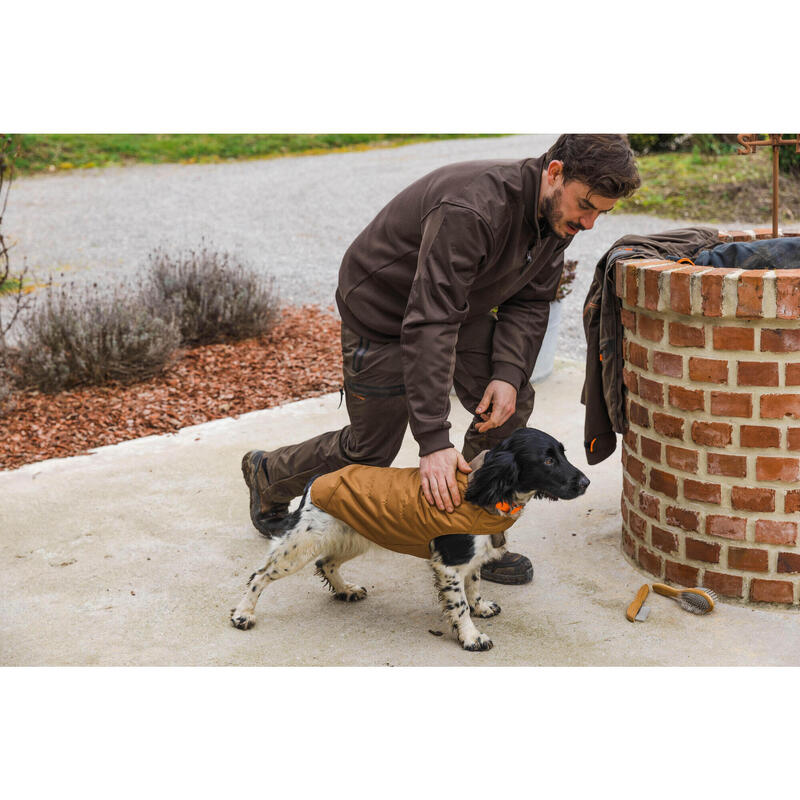 GILET CHAUD POUR CHIEN MARRON