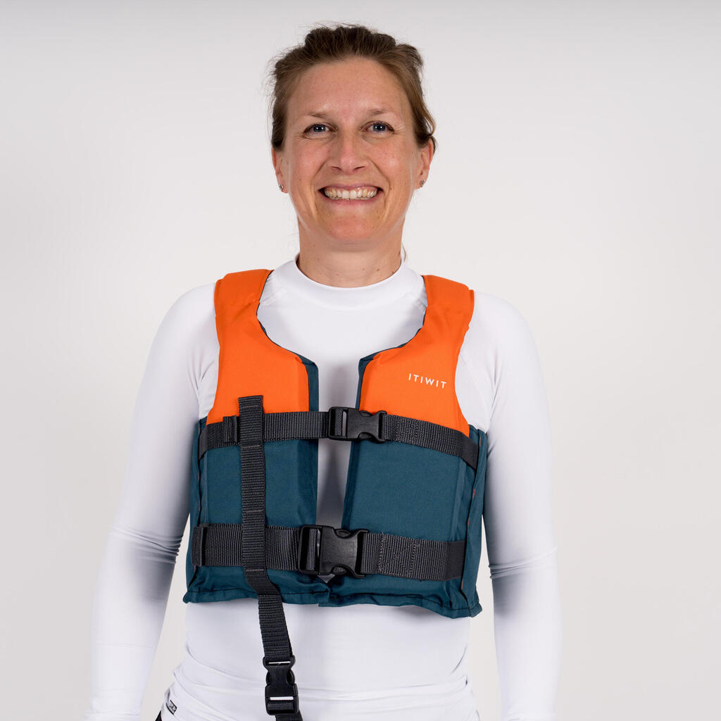 Life vest 50N+ Blue/Orange - Kayaks, SUPs, Dinghies