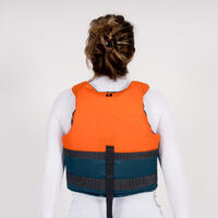 Gilet aide à la flottaison 50N+  bleu/orange kayak stand up paddle dériveur