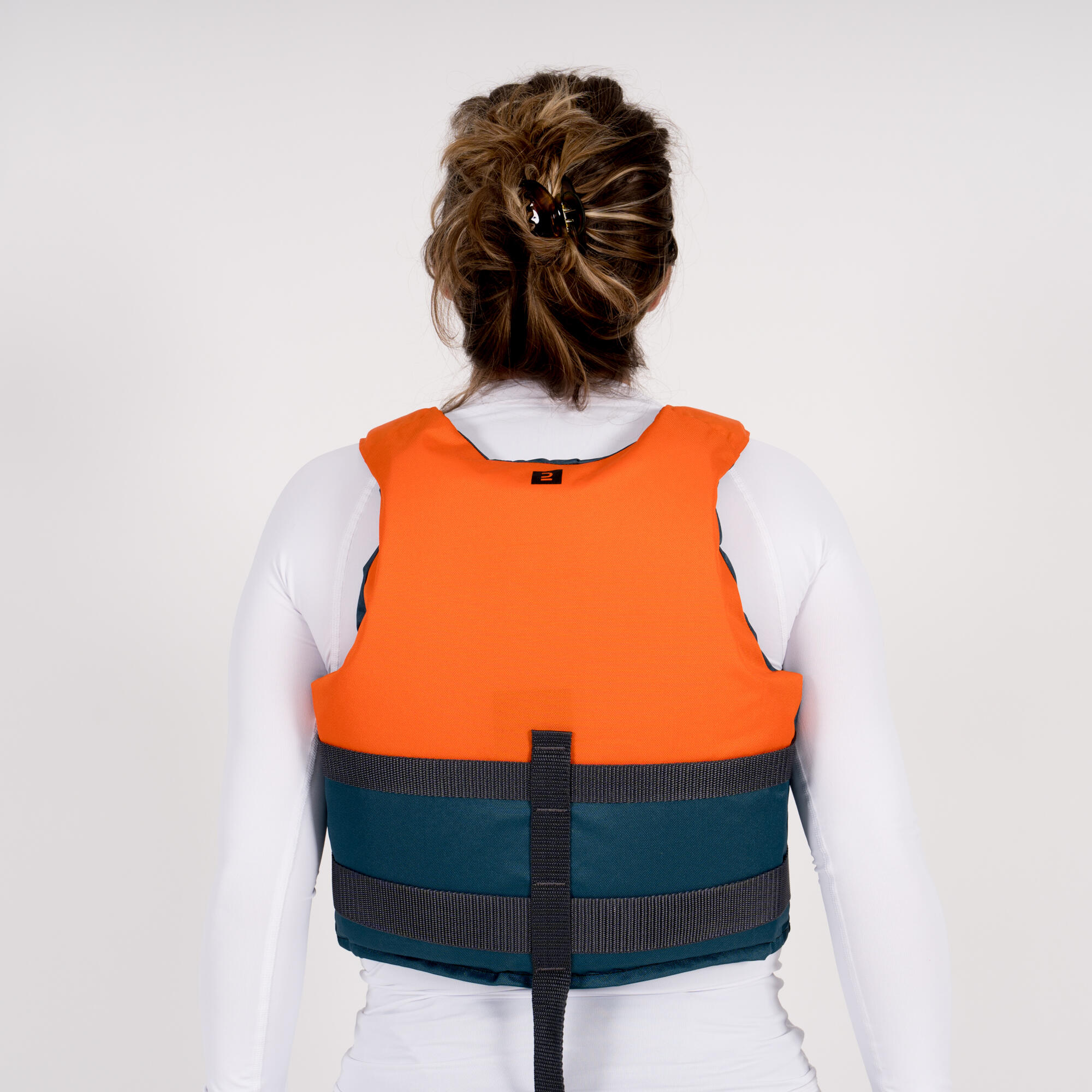Life vest 50N+ Blue/Orange - Kayaks, SUPs, Dinghies 10/12