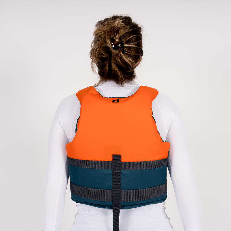 Gilet aide à la flottaison 50N+ bleu/orange kayak stand up paddle dériveur