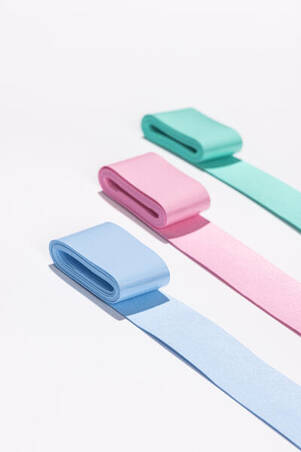 BADMINTON COMFORT OVERGRIP X 3 MINT PINK SKY BLUE