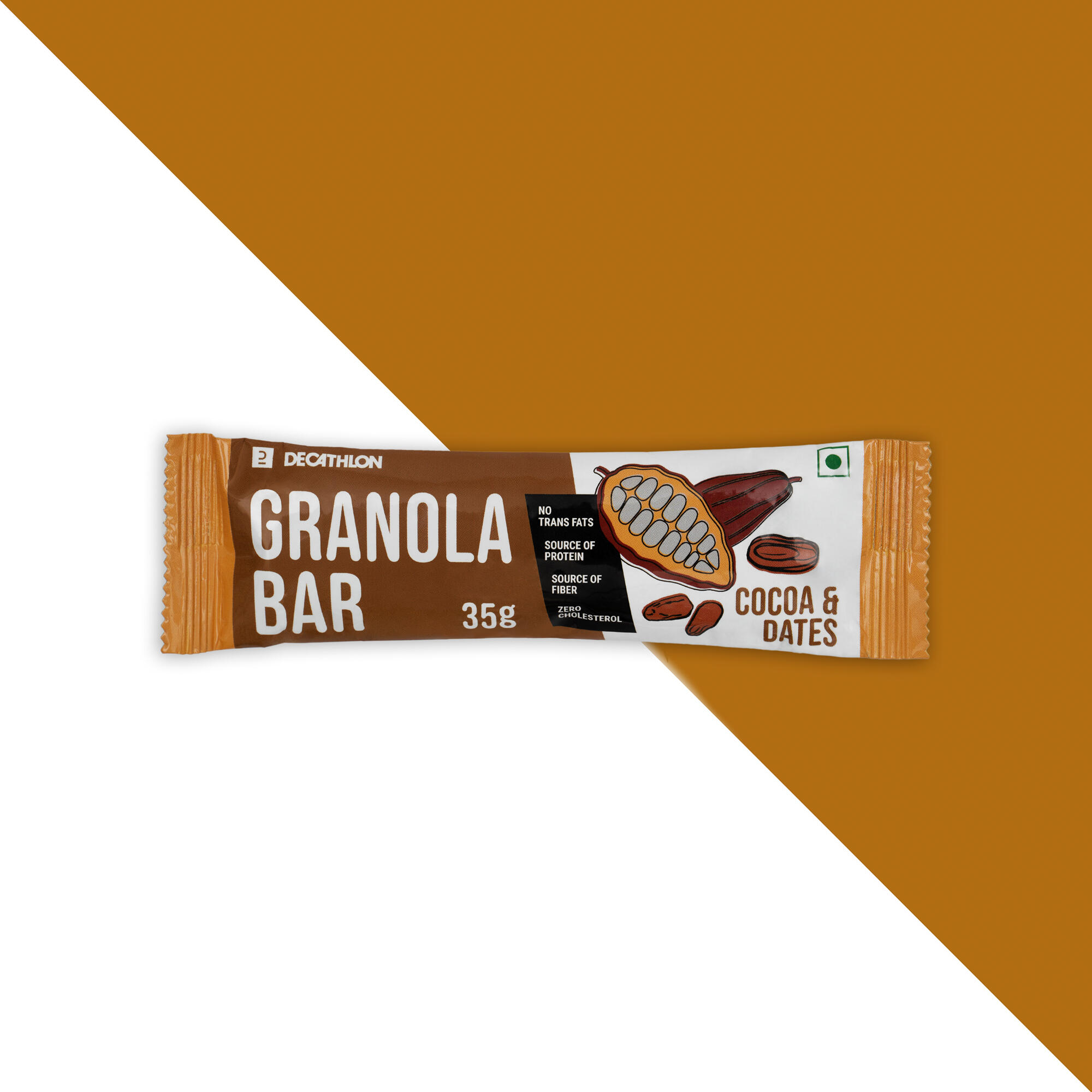 Granola Bar-Cocoa and Dates- Zero Cholestrol, No trans fats, with Protein, Fibre