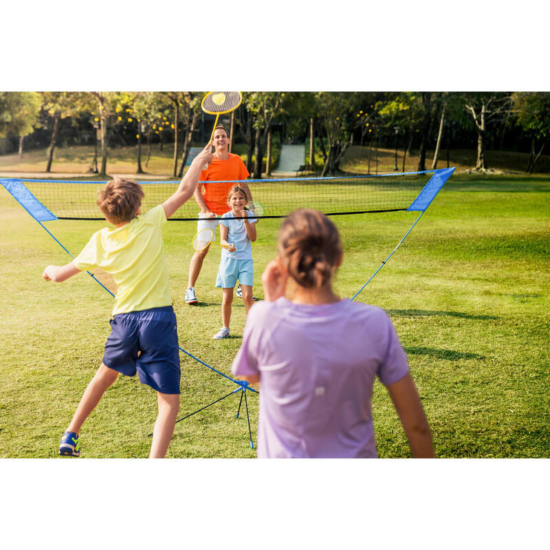 Fileu de badminton portabil Easy Net Discover V2 - Albastru
