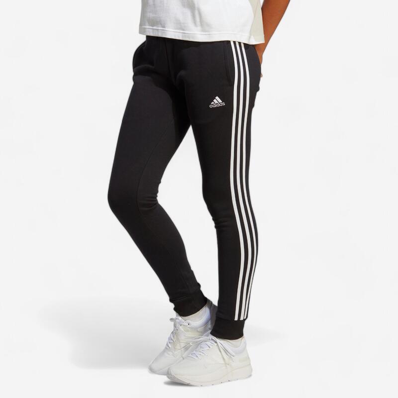 Adidas Jogginghose Damen - schwarz mit Blumenprint