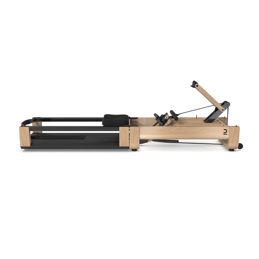 Self-Powered Folding Smart 3-in-1 Rowing Machine Woodrower with 5-Year Warranty