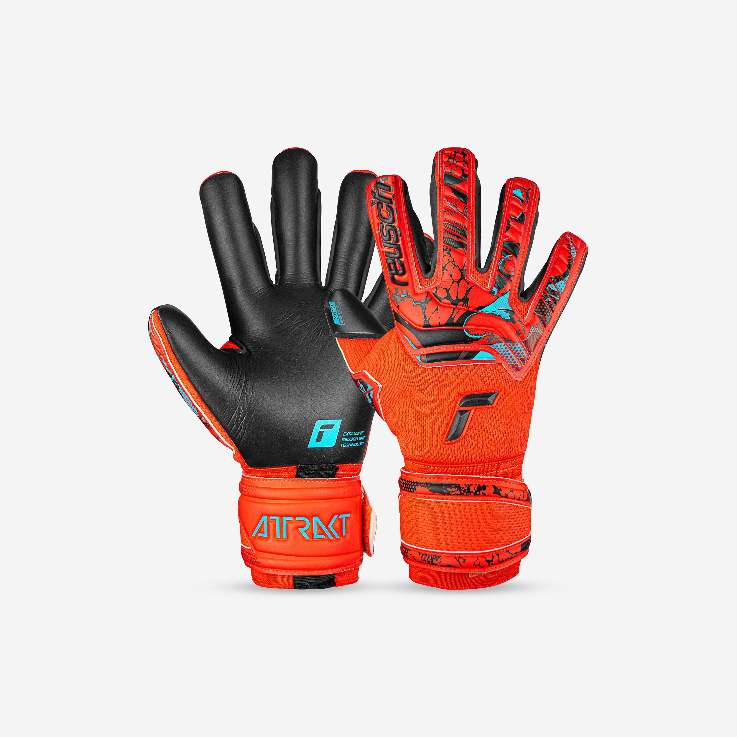 Reusch - Gants De Gardien De But Reusch Attrakt Gold X - Gants De Gardien - Football / Futsal / Sepak - Noir-rouge - 8.5 - Decathlon